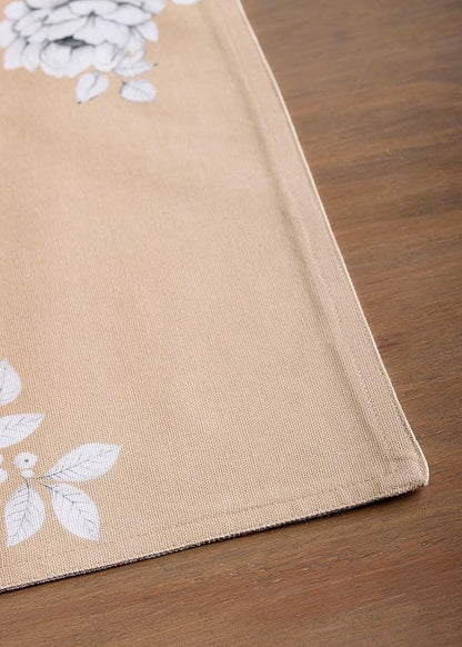 Maison d' Hermine Placemats Set of 4 100% Cotton Washable Cloth Place Mats, Reusable Table Mats for Thanksgiving Christmas Decorations Kitchen Dining Party Wedding (Pretty Autumn, 13" x 19")