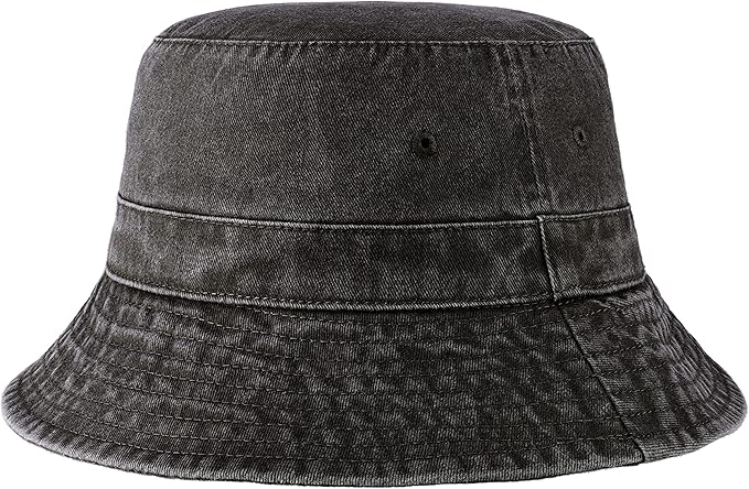 Hot Summer Bucket Hat - Trendy Cotton Sun Hat for Beach, Golf, Fishing - Fun Outdoor Vacation Boonie for Men and Women