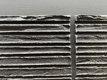 Hand-Painted Black Abstract Wall Decorative Oil Painting Thick Texture Minimalist Art Large Home Wall Decorative Painting 30x60 inches