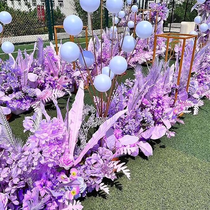 FagusHome 25 Pcs Silk Peony Artificial Flower Heads 4 inch Fake Peony Flowers Heads with Stems Artificial Peony Flower Heads in Bulk Wholesale for Wedding Home Decor (Purple)