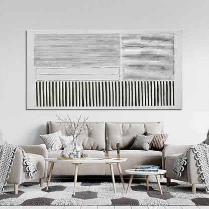 Canvas Wall Art Decor Oversize Canvas Wall Art For Living Room Black and White Wall Art Decor Artwork for Walls Modern Abstract Wall Art Prints Large Art Work For Walls Home Office Wall Decor 39" x 78"