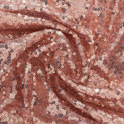 Rose Gold Sequin Backdrop Curtains Glitter Drapes 2FTx8FT 4 Panels for Wedding Birthday Party Decorations Bridal Baby Shower Party Supplies Sparkly Photography Background