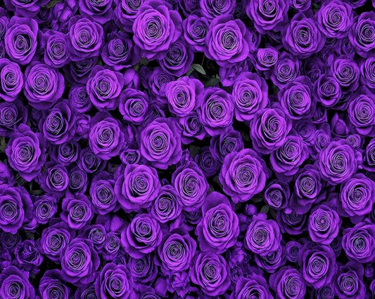 12x8ft Purple Flower Floral Backdrop Background Photography Flower Wall Lavender Backdrop for Party Wedding Girls Birthday Princess Mother's Day Bridal Shower Anniversary Banner Decor Studio Photo