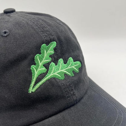 Cute Flower Hat, Elegant Floral Embroidered Adjustable Baseball Cap for Men Women, Gifts for Flower Lovers, Black