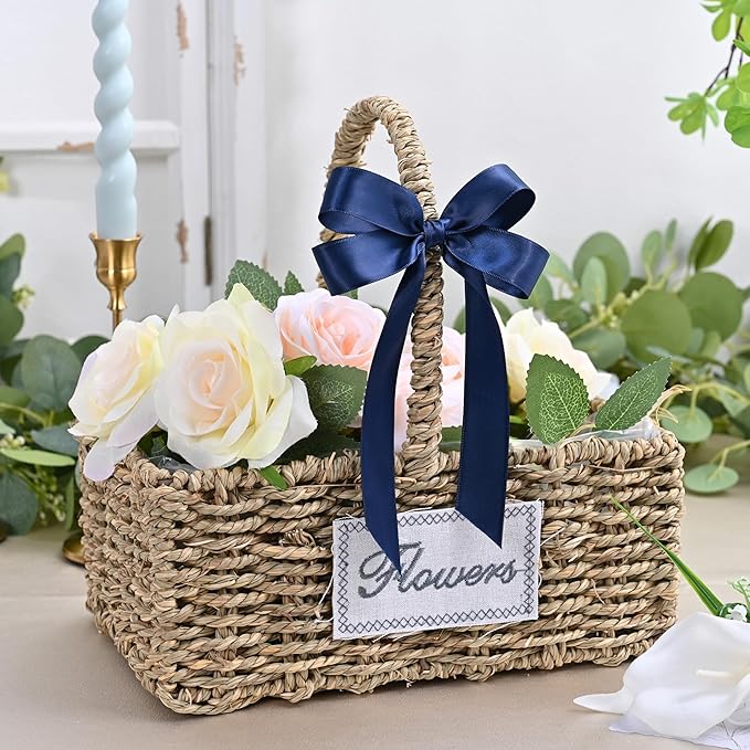 Navy Blue Satin Ribbon 1 inch X 50 Yards Polyester Ribbon for Gift Wrapping Very Suitable for Weddings Party Hair Bow Invitation Decorations and More