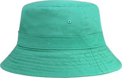 Hot Summer Bucket Hat - Trendy Cotton Sun Hat for Beach, Golf, Fishing - Fun Outdoor Vacation Boonie for Men and Women