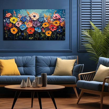 Flower Canvas Wall Art for Bedroom Women Colorful Prints Wall Decor for Living Room Floral Wall Decoration Ready to Hang 20 x 40 Inch