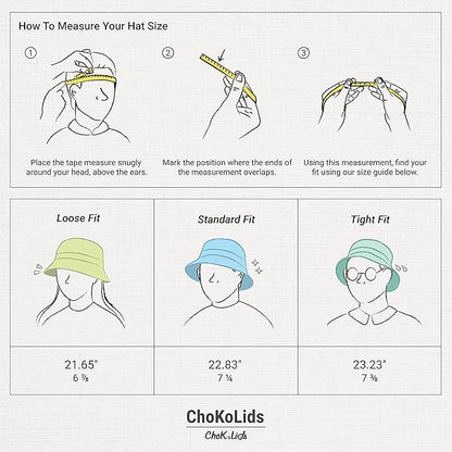 Hot Summer Bucket Hat - Trendy Cotton Sun Hat for Beach, Golf, Fishing - Fun Outdoor Vacation Boonie for Men and Women