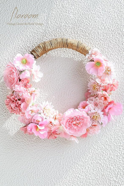 Floroom Mini Artificial Flower Heads Pink & Blush Fake Peony Daisy Rose Multicolor Small Faux Silk Flower Heads for Cake Craft Garland Wedding Party Graduation Cap DIY Home Decoration, 0.8"-3.6"