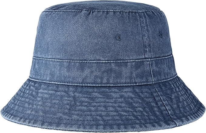 Hot Summer Bucket Hat - Trendy Cotton Sun Hat for Beach, Golf, Fishing - Fun Outdoor Vacation Boonie for Men and Women