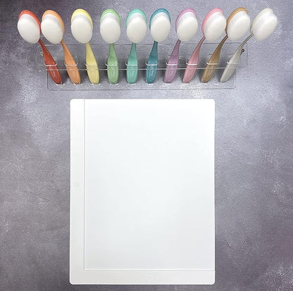 Waffle Flower Blending Brushes WFT021 - Not All Brushes are Created Equal. Waffle Flower Brings You This Set of 10 Blending Brushes for The Best Craft Experience.