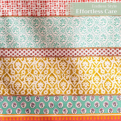 Maison d' Hermine Table runner 100% Cotton Single Layer Table Runners 108 inches long Decorative for Home Kitchen Dining Party Baby Shower Wedding Bridal Shower Spring Summer (Provence, 14.50" x 108")