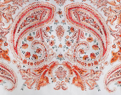 Maison d' Hermine Table Runner 100% Cotton Single Layer Table Runners 90 inches Long for Thanksgiving Christmas Decorations Home Kitchen Dining Party Wedding (Orient, 14.5" x 90")