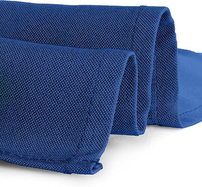 Gee Di Moda Rectangle Tablecloth - 70 x 120 Inch Royal Blue - Heavy Duty, Wrinkle-Resistant Polyester - Perfect for 6 or 8 Foot Rectangular Tables, Ideal for Buffet, Dinner, Wedding & Baby Showers
