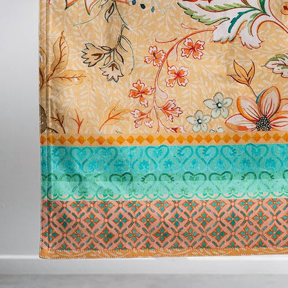 Maison d' Hermine Table Runner 100% Cotton Double Layer Table Runners 108 inches Long Decorative for Home Kitchen Dining Party Wedding Bridal Shower Spring Summer (Luxury Loft – Peach, 14.50" x 108")